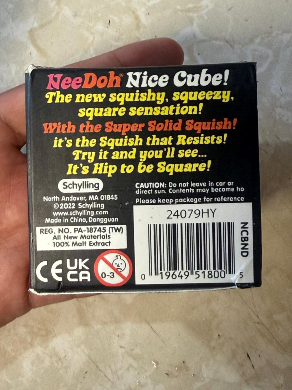 Needoh Nice Cube Blue - Picture 3 of 3
